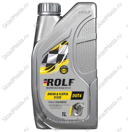 Тормозная жидкость Rolf Brake & Clutch Fluid DOT 4 (бутылка 910гр)