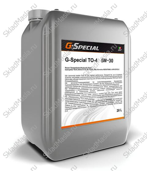 Масло трансмиссионно-гидравлическое Gazpromneft G-Special TO-4 5W-30 PAO (канистра 20л)