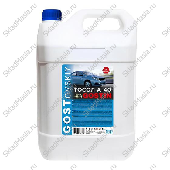 Тосол ГОСТовский А-40 (канистра 10кг)