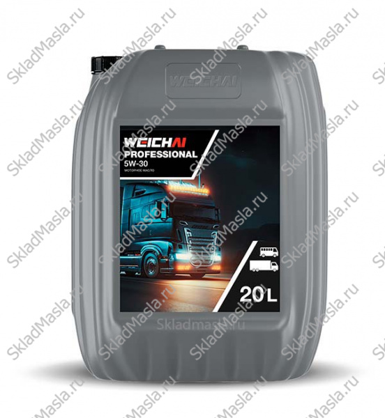 Моторное масло Weichai Professional 5W-30 API CI-4 ACEA E4_E7 (канистра 20л)