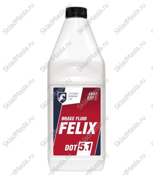 Тормозная жидкость Felix DOT 5.1 (бутыль 1л)